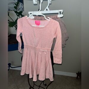 Lilly Pulitzer Girls Pink Dress & Tutu Skirt Bundle - XS 2 - 3